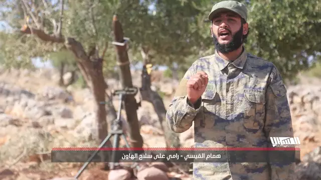 جاهزية طواقم سلاح الهاون في الفتح المبين على محور الرويحة جنوب إدلب
