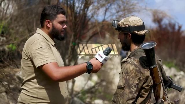 اللحظات الأولى لخروج مقاتلي الفتح المبين من الإغارة على عصابات الأسد شمال اللاذقية