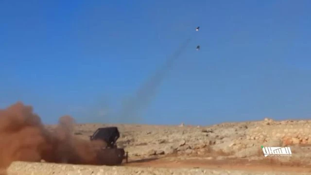 استهداف مواقع عصابات الأسد داخل بلدتي نبل والزهراء براجمات الصواريخ من قبل الفتح المبين