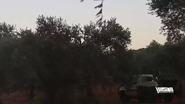 توثيق استهداف مواقع عصابات الأسد في بلدة معردبسة جنوب شرق إدلب براجمة الصواريخ من قبل تحـ الشام ـرير